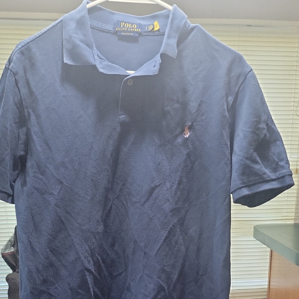Polo by Ralph Lauren Men's Deep Blue Polo Shirt